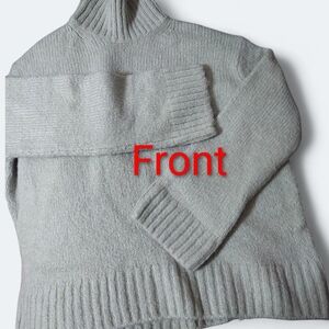 H&M Women's Sage green Turtleneck Sweater